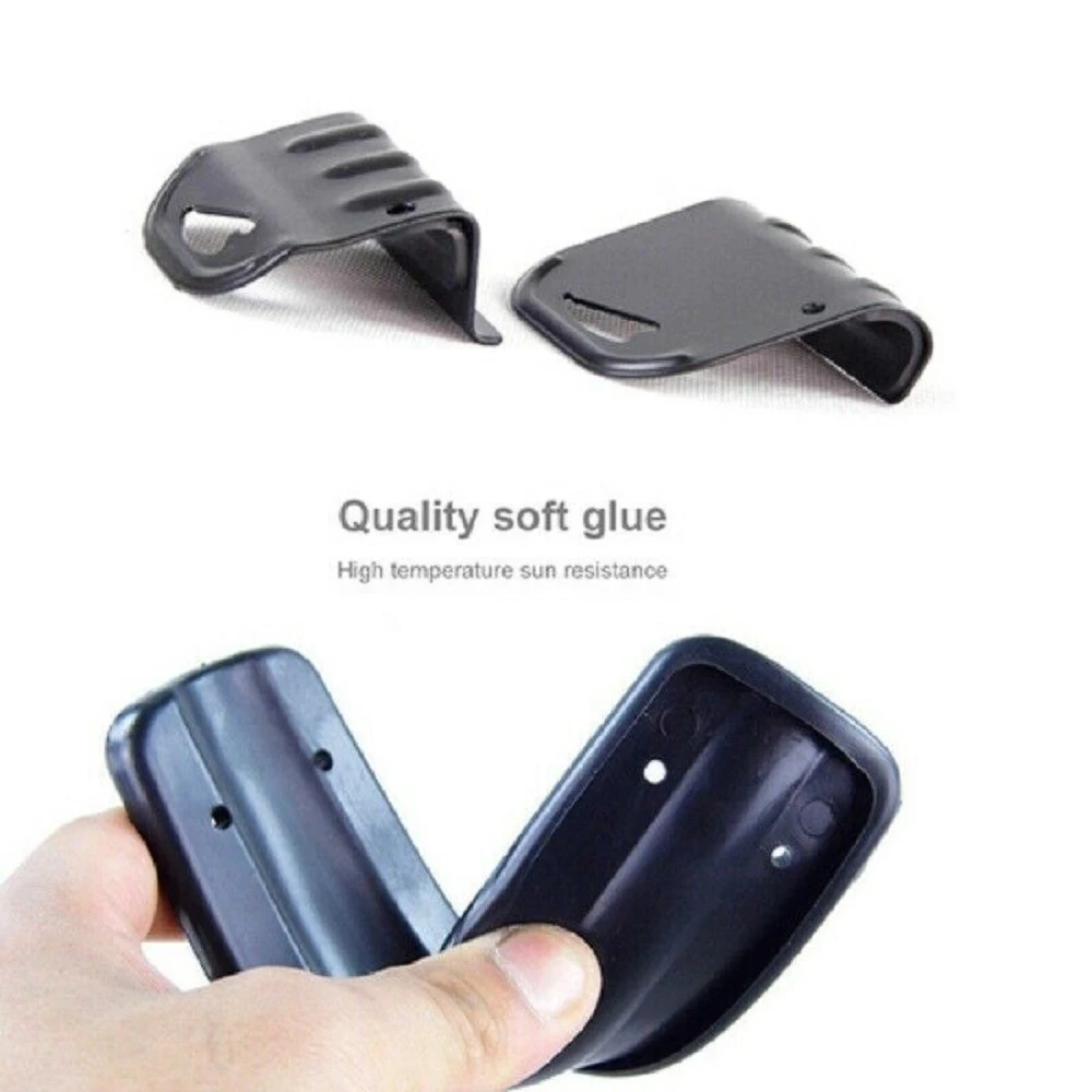 Portaequipajes Universal para techo de coche, barra de riel de aluminio negro con cerradura superior, 1 par - imagen 4