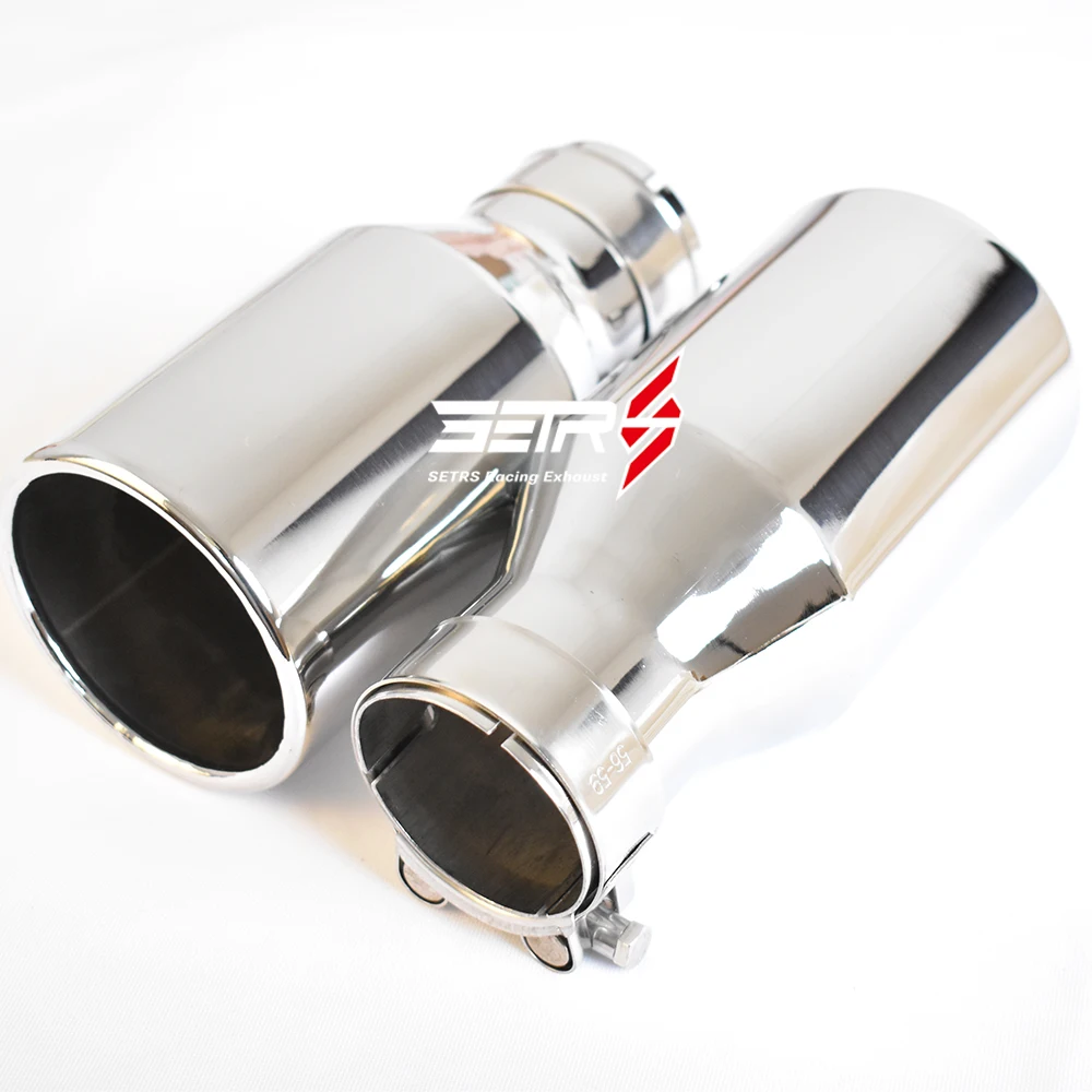 Silenciador de brida rizada inox 304 universal para coche - Toyota