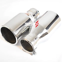 Silenciador de brida rizada inox 304 universal para coche - Toyota