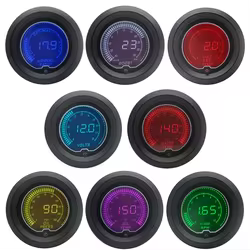 Reloj digital multifunción 52 mm para coche con boost, EGT y voltios