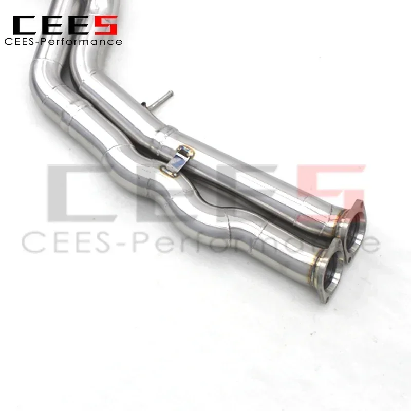 Escape medio SS304 Cees para BMW M2 Competition F87 – Tubo resonado - imagen 3