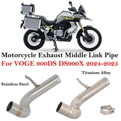 Escape slip-on VOGE 900DS con tubo de conexión intermedio