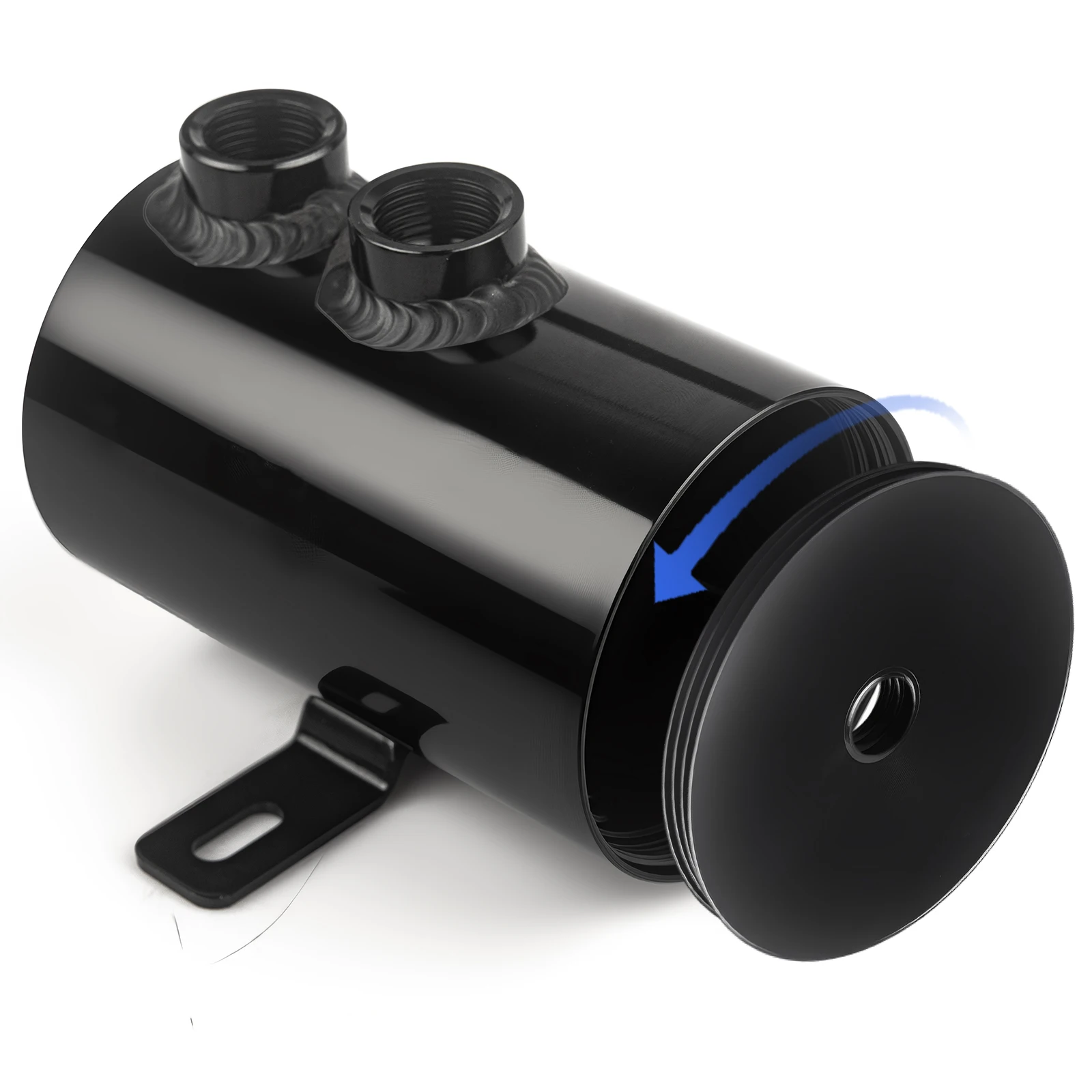 Depósito recuperador de aceite de aluminio con filtro negro para coche - imagen 3