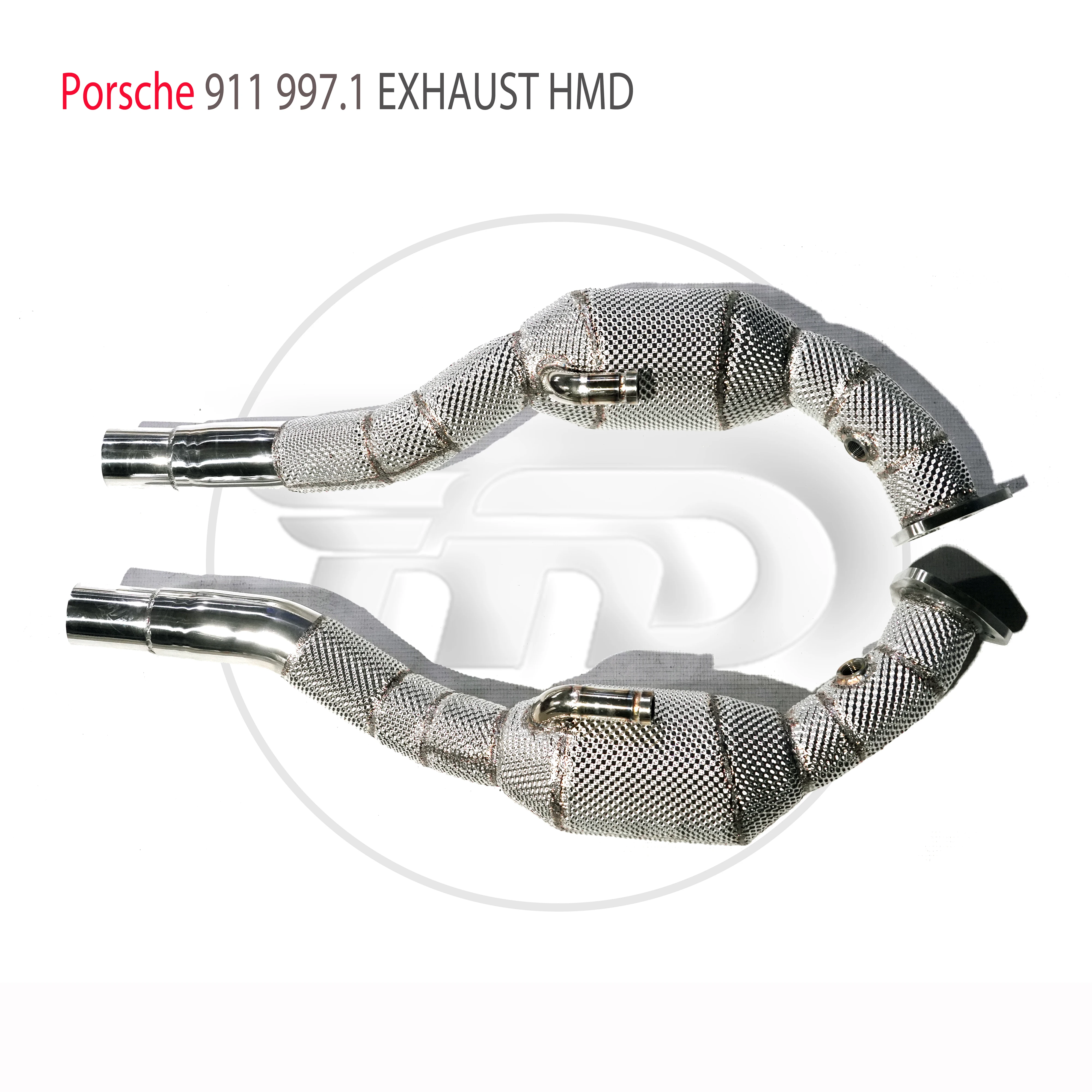 Tubo de escape HMD Porsche 911 997.1 con catalizador – Cat-back - imagen 4