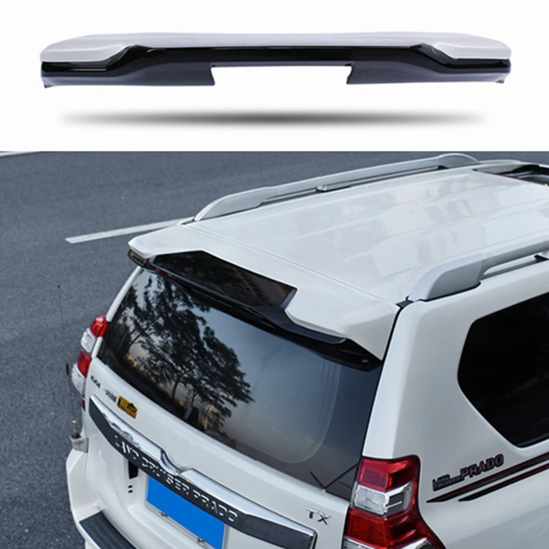 Alerón trasero ABS blanco y negro para Toyota Land Cruiser Prado FJ150 - imagen 3
