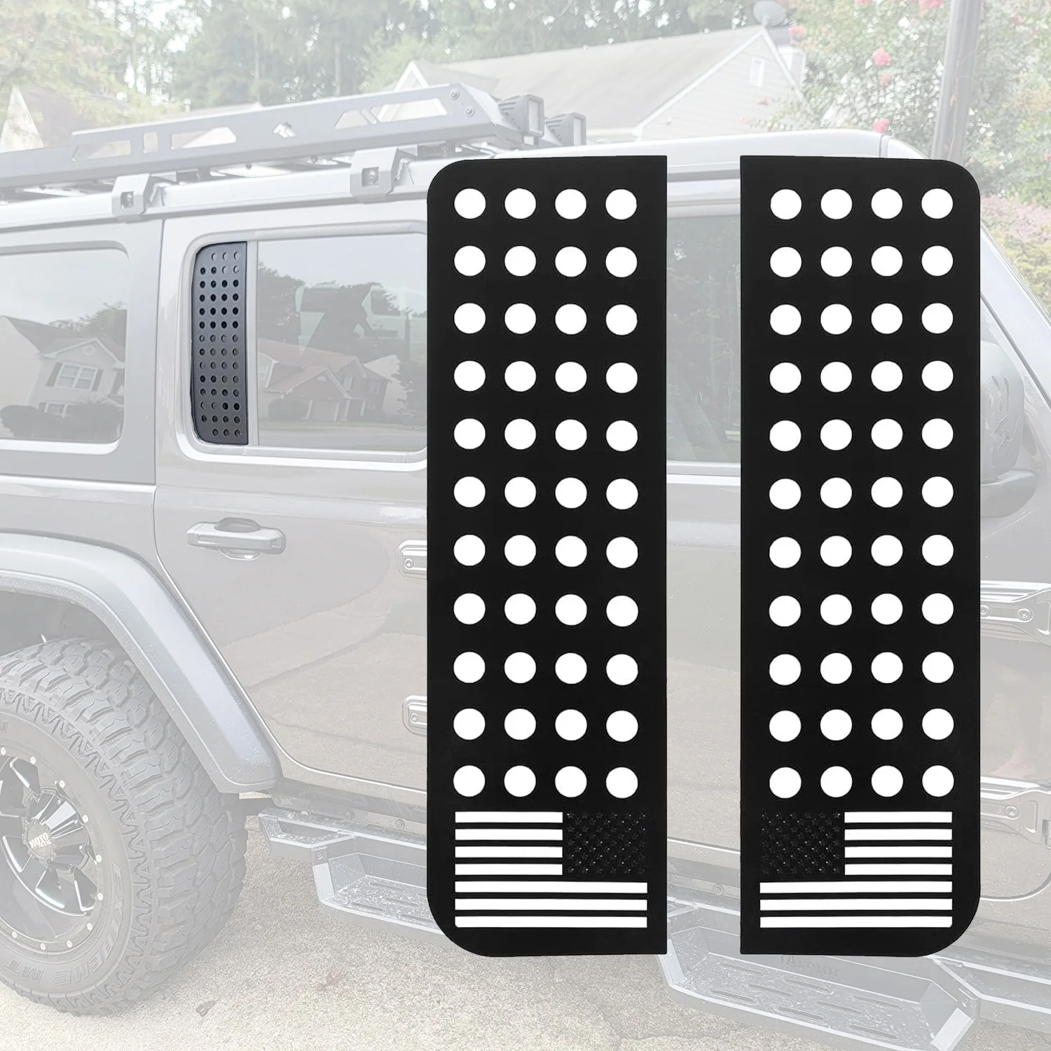 Embellecedor cristal ventana trasera Jeep Wrangler JK JL