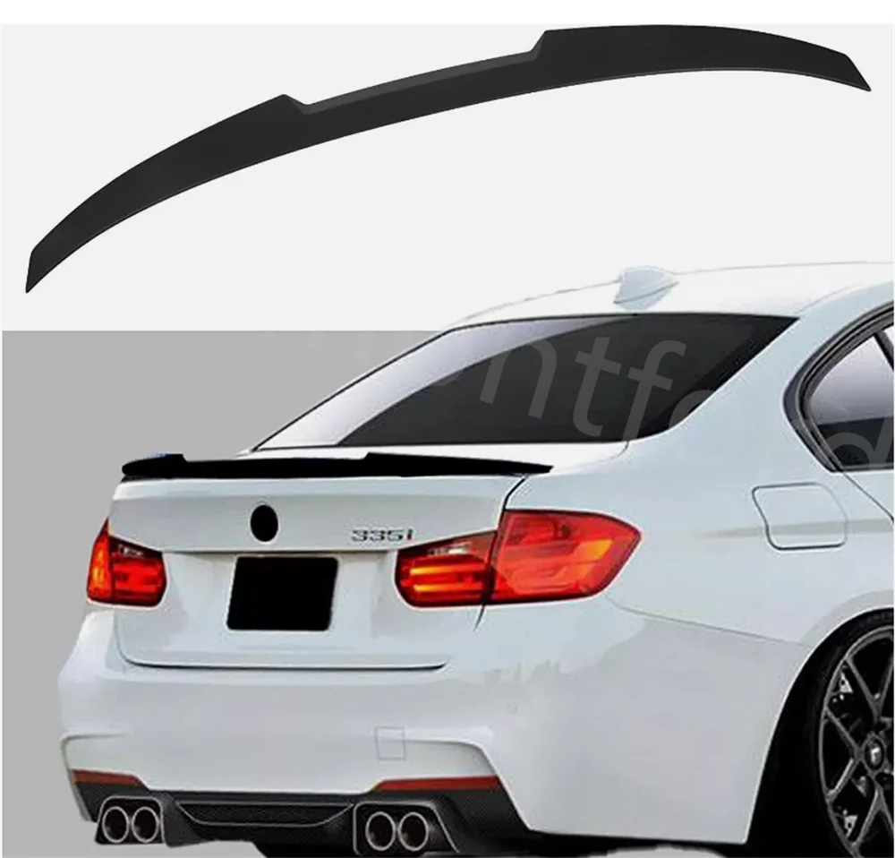 Alerón ABS negro estilo M4 para BMW Serie 3 F30 2012-2018