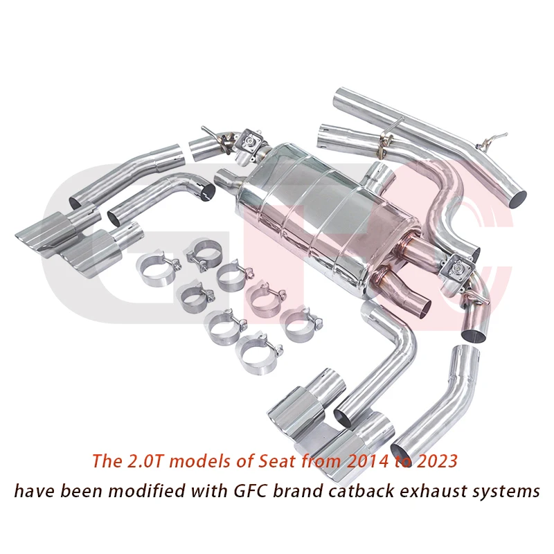 Escape catback con válvula Seat León 2.0 TSI 2014-2023 - imagen 5
