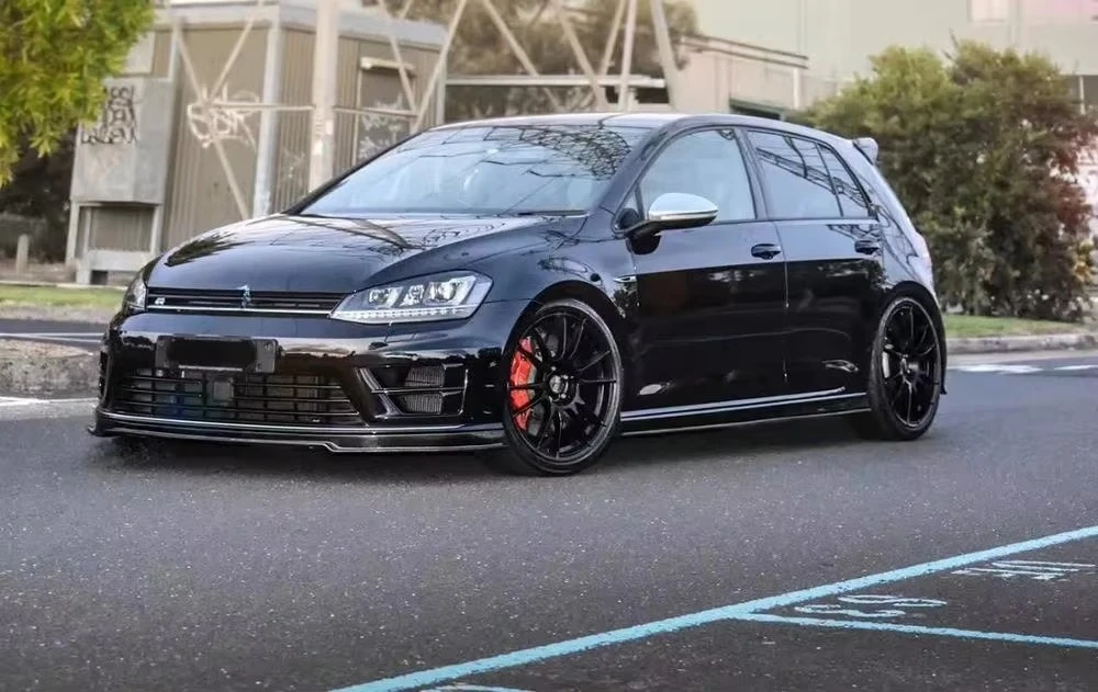 Faldones laterales de fibra de carbono estilo RZA para VW Golf Mk7 R - imagen 4