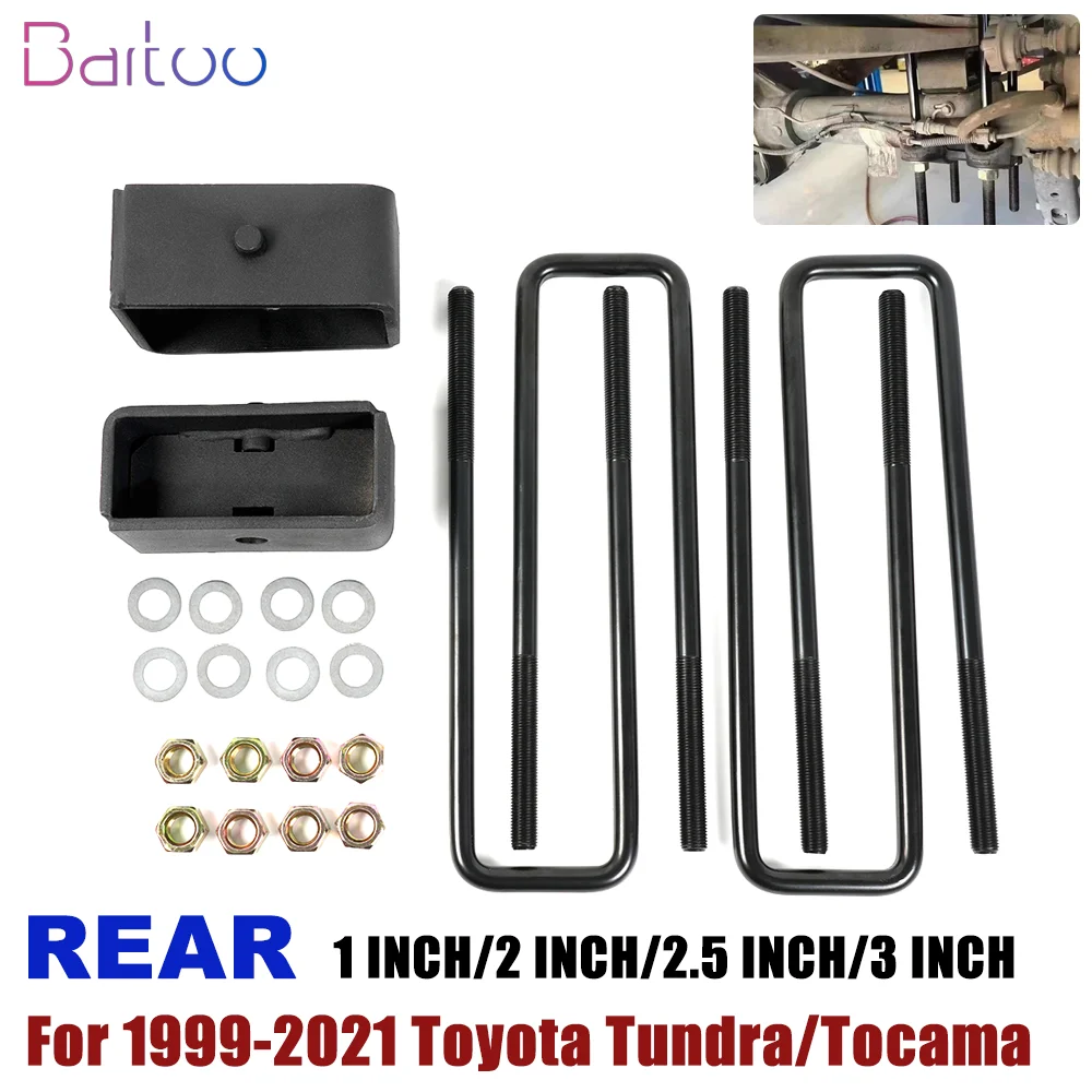 Kit de elevación trasera Toyota Tundra y Tacoma compatible 1999-2021