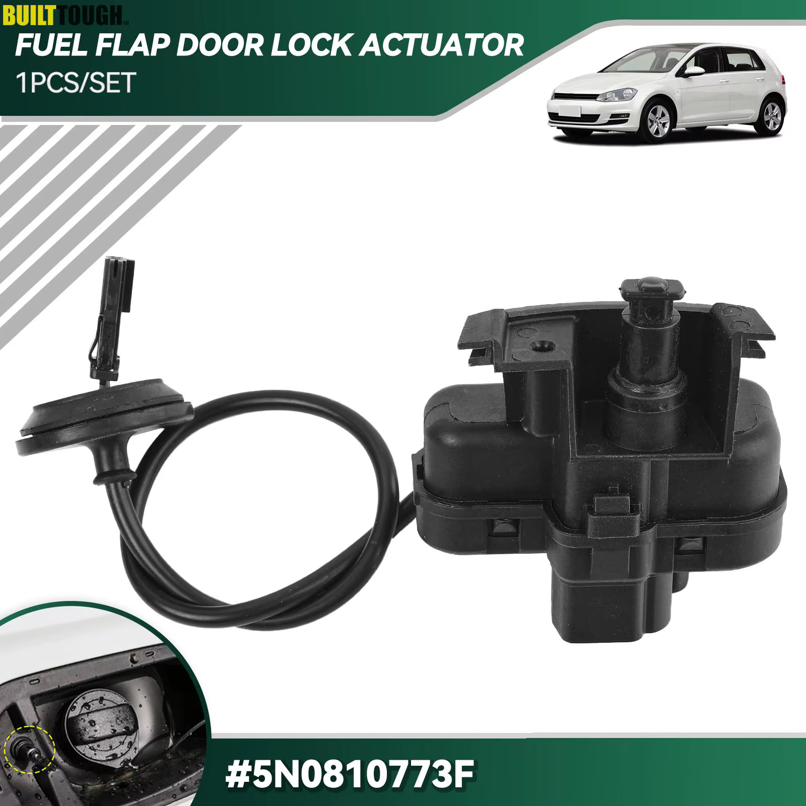 Válvula y tapón cierre depósito combustible 5N0810773F – VW Golf MK5 MK6 Tiguan