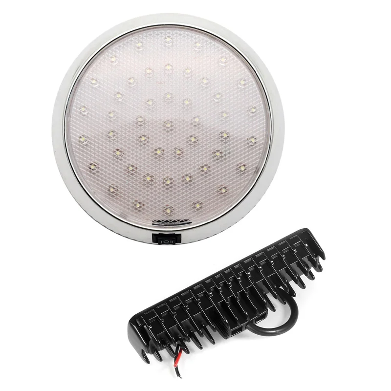 AU63-2 Lámpara de trabajo LED y cúpula techo redonda todoterreno 4x4 - imagen 4