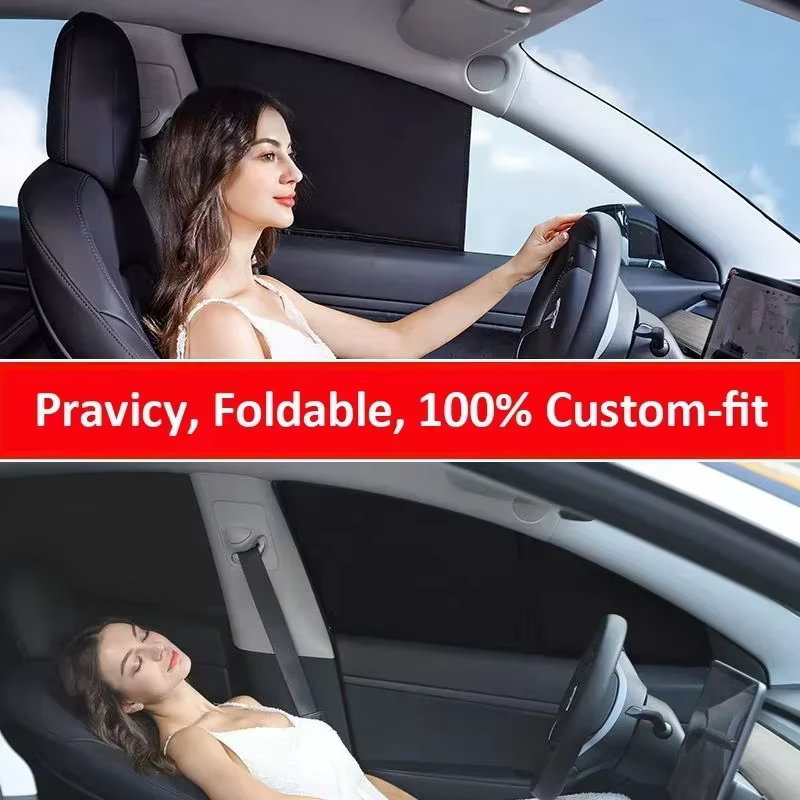 Tesla Parasol de ventana lateral para Model 3/Y – privacidad y pantalla - imagen 4