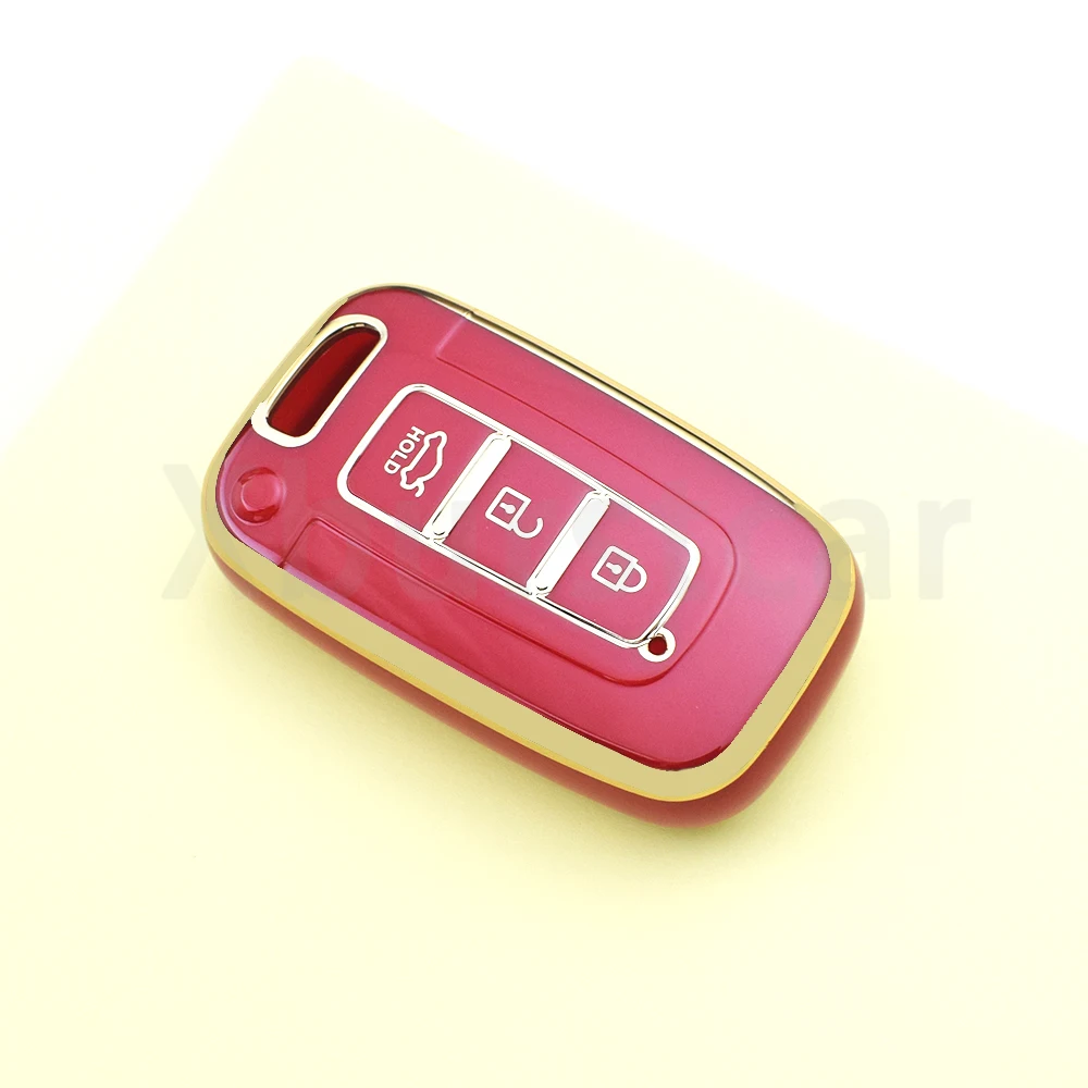 Funda llave coche TPU 3/4 botones para KIA Forte Hyundai Sonata - imagen 4