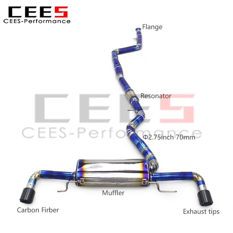 Escape Catback Cees BMW 220i G42 B48 2.0T - imagen 2