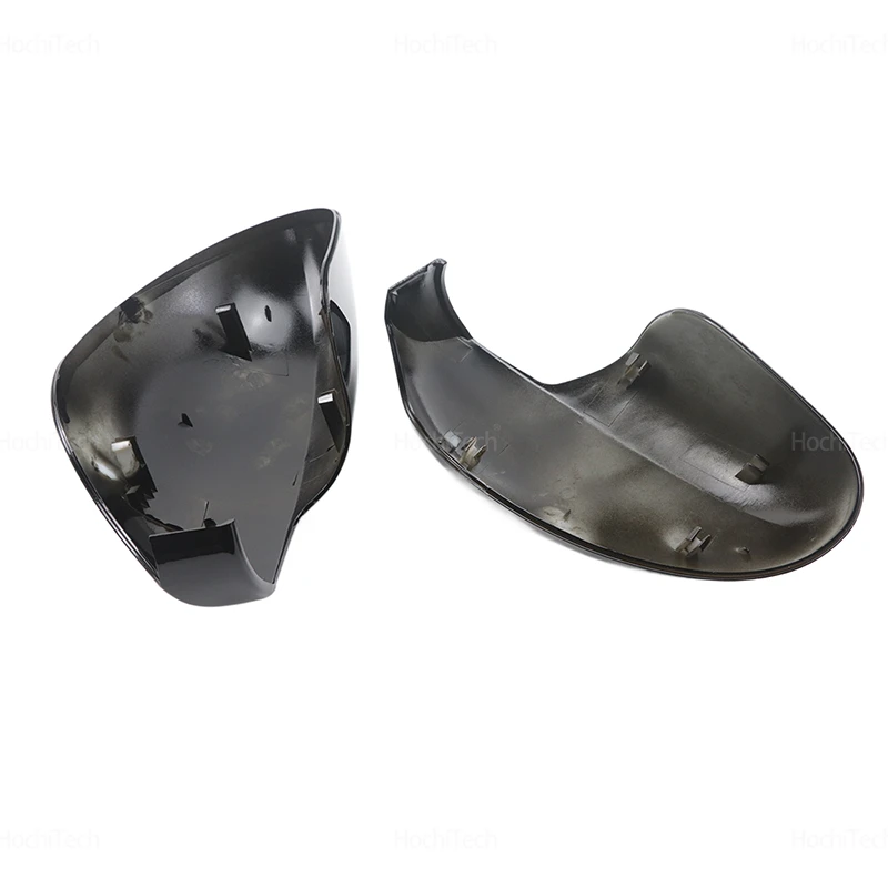 Juego fundas espejo Seat Ibiza 6L 2002-2008 carbono y negro brillo - imagen 4