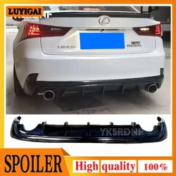 Difusor trasero Lexus IS 250/350/200t, ABS negro efecto carbono