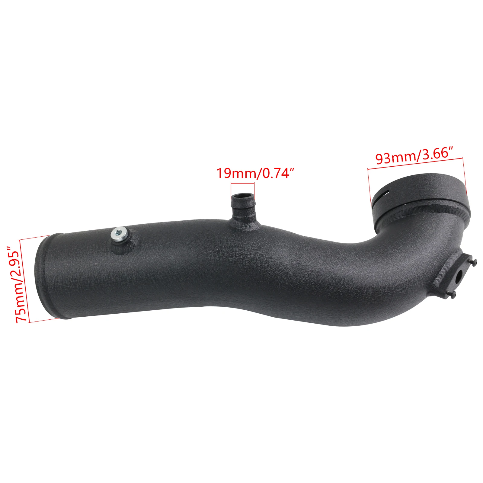 Tubo de carga de aluminio para BMW N55 535i, 640i y 740i - imagen 2