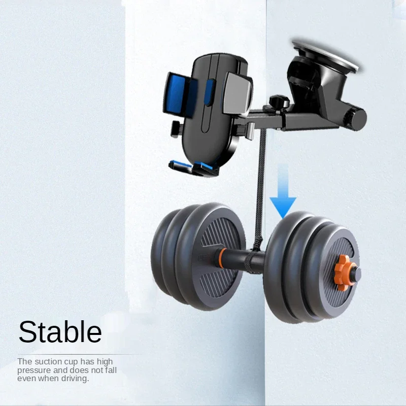 Soporte móvil coche universal con ventosa y brazo telescópico - imagen 4