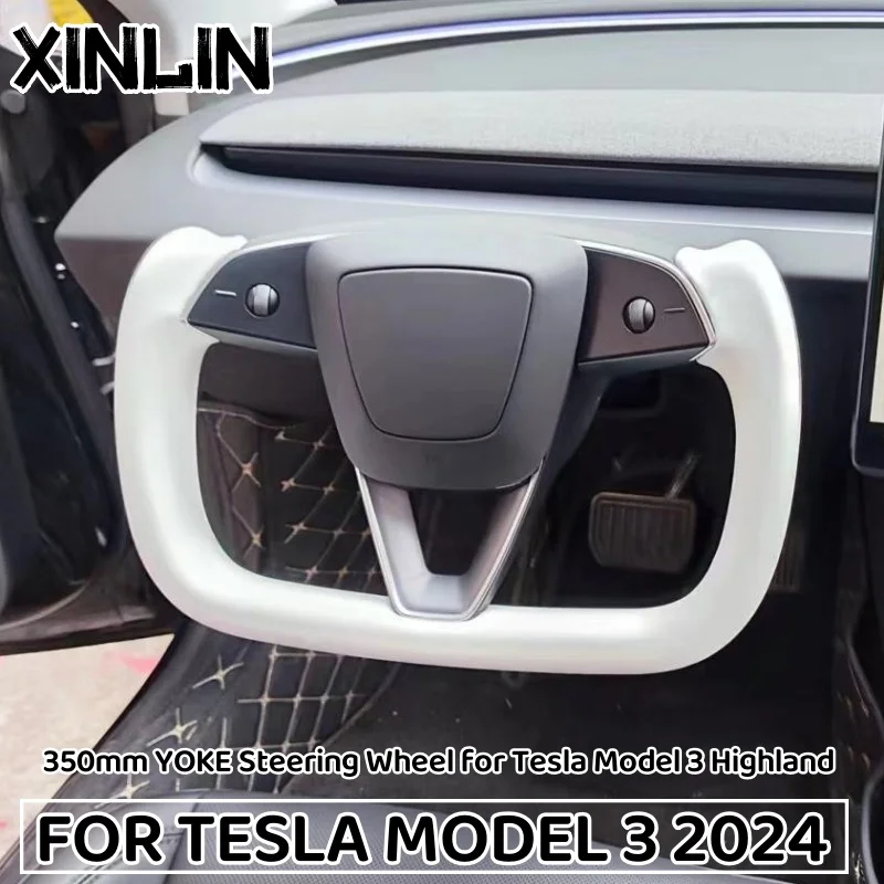 YOKE Volante deportivo calefactable para Tesla Model 3 Highland