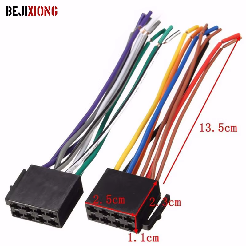Adaptador ISO universal para radio de coche con arnés hembra