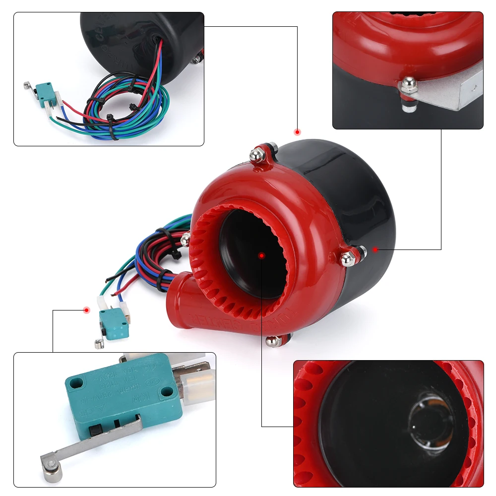 Válvula de descarga BOV universal con sonido turbo racing - imagen 5