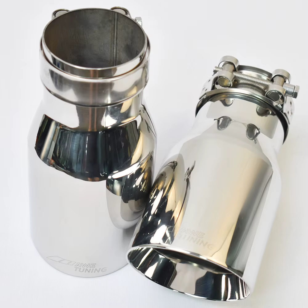 Cola de escape inoxidable pulida y biselada compatible con AWE - imagen 3