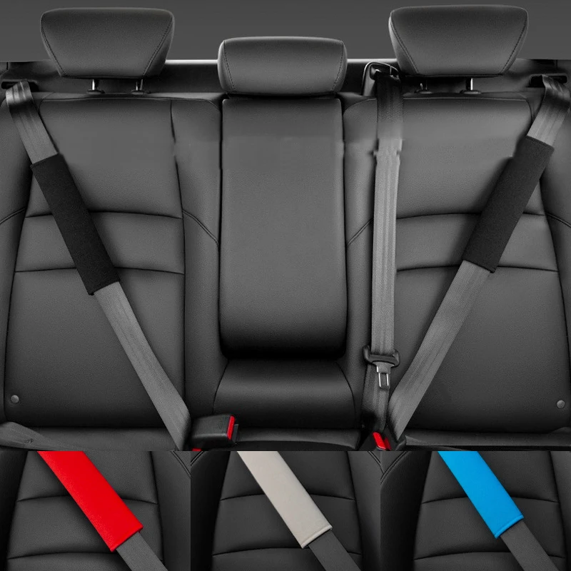 Protectores de hombro para cinturón de seguridad de coche, fundas protectoras cómodas solft, protectores de hombro para cinturón de seguridad extendidos, almohadilla de hombro para coche, 2 uds. - imagen 2