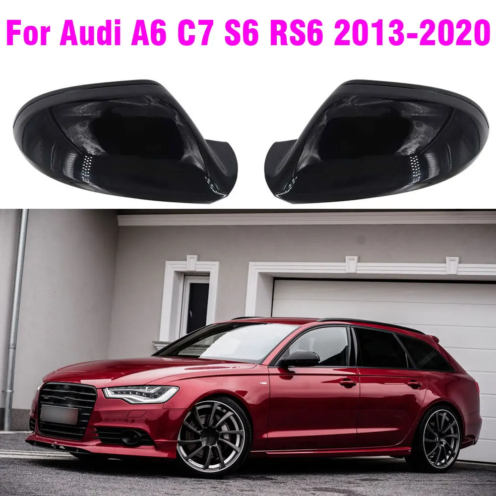 Cubierta de espejo en cromo mate instalada en Audi A6