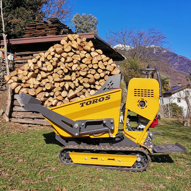 Minidumper de orugas de 500 kg para obra y jardinería - imagen 2