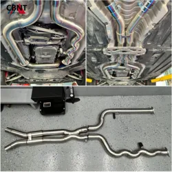 Tubo central escape CBNT acero inoxidable BMW M3 G80 M4 G82 M2 G87 S58