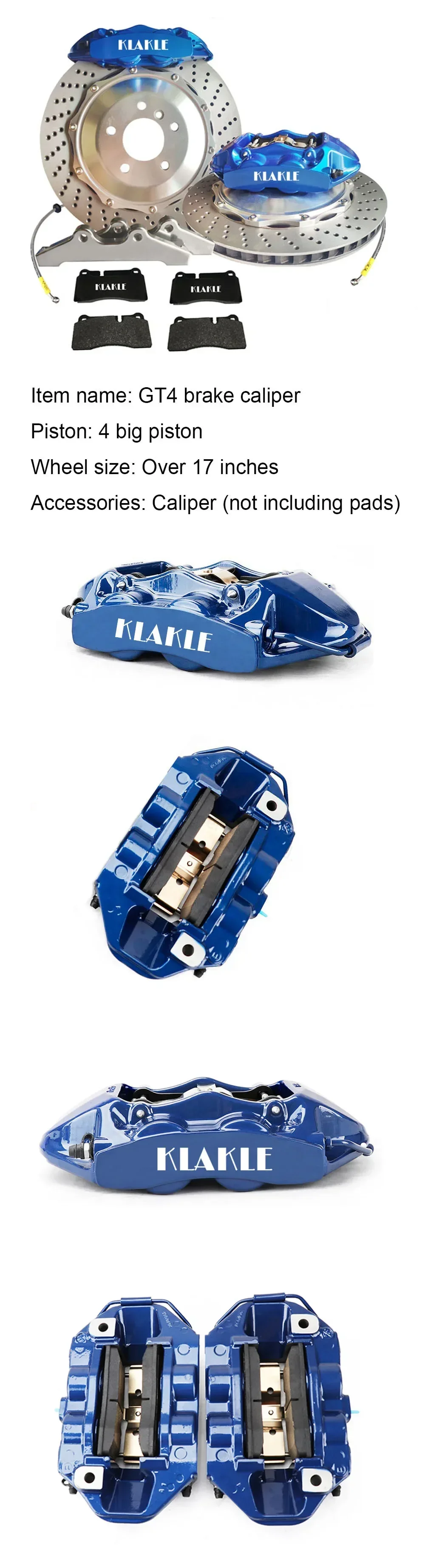 Pinza GT4 vista frontal
