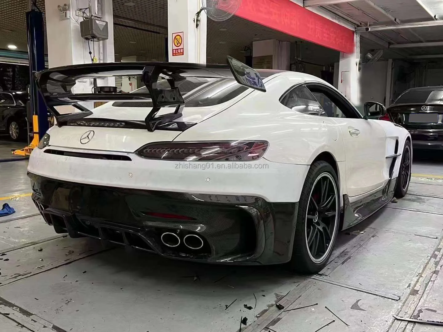 ZS BS kit carrocería fibra de carbono para Mercedes-Benz GT/GTS/GTR - imagen 4