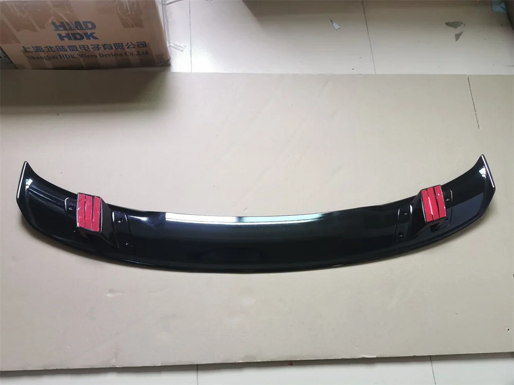 YOFER-alerón trasero para maletero de coche, embellecedor de puerta trasera, tapa divisora, labio negro brillante, para Volkswagen VW CC Arteon 2019-2021 - imagen 3