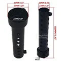 2x Black Long 35mm