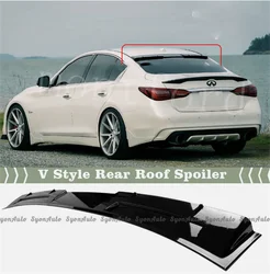Alerón de techo ABS negro para Infiniti Q50/Q50S 2014-2017