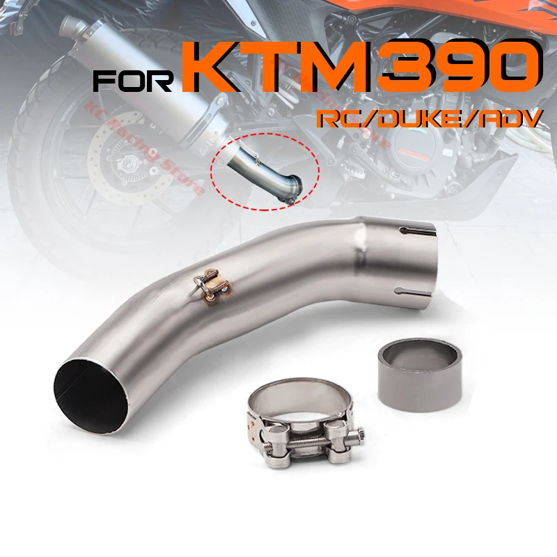 Tubo intermedio de escape 51 mm KTM Duke 125/250/390 Adventure