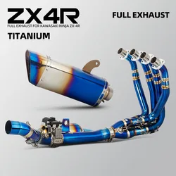 Escape completo titanio con válvula electrónica – Kawasaki ZX4R ZX4RR