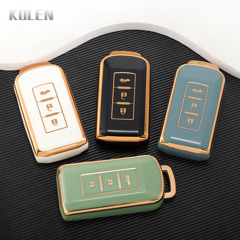 Funda de TPU a la moda para mando a distancia de coche, carcasa para Mitsubishi Outlander ASX LANCER Pajero Sport Eclipse Cross, soporte protector Fob - imagen 3