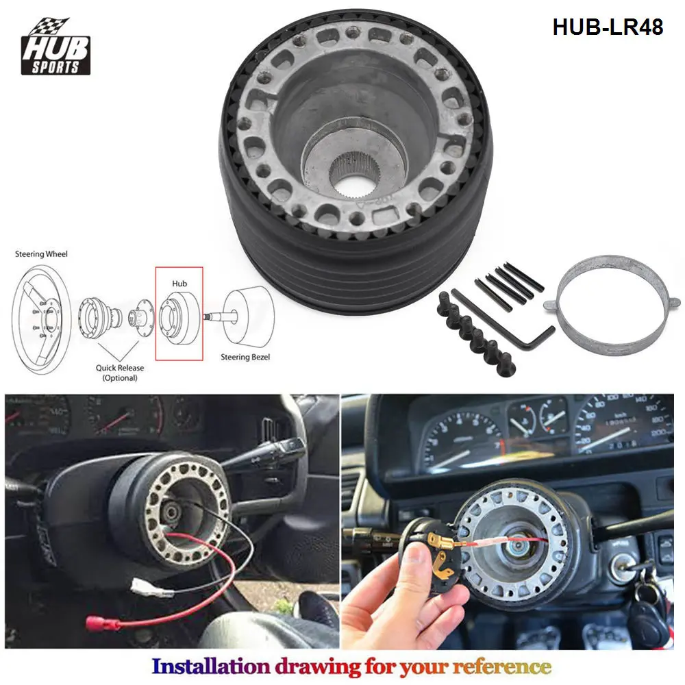 Adaptador de volante EPMAN HUB-LR48 48 estrías para Land Rover Defender - imagen 4