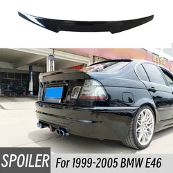Alerón de maletero estilo M4 FRP negro para BMW E46 M3