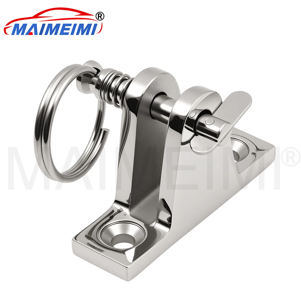 316 Acero Inoxidable 90 °   Bisagra de cubierta curvada plana, accesorios superiores, bisagra de cubierta de barco duradera, accesorios para barcos, 1 Uds.