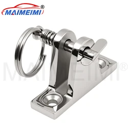 316 Acero Inoxidable 90 °   Bisagra de cubierta curvada plana, accesorios superiores, bisagra de cubierta de barco duradera, accesorios para barcos, 1 Uds.