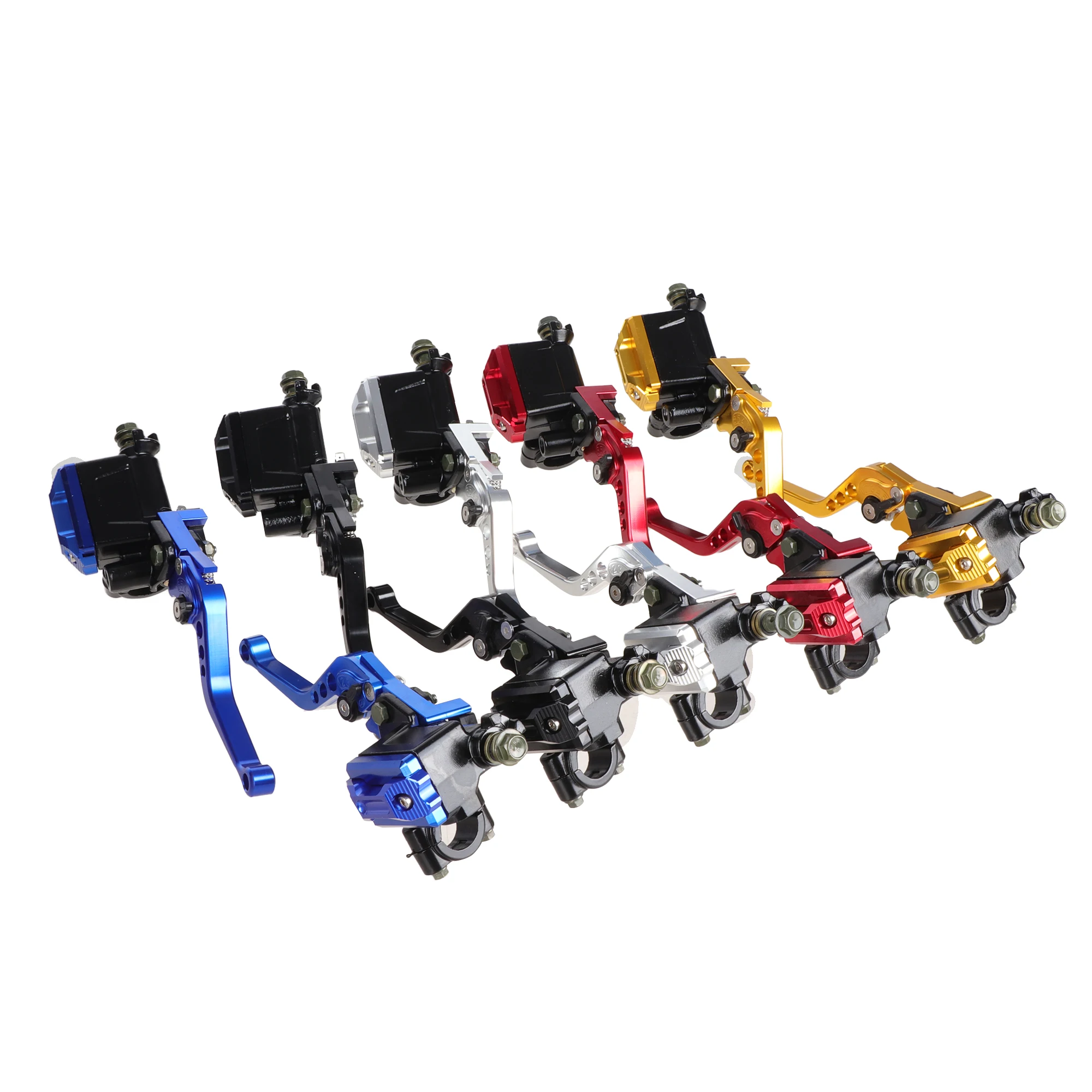 Kit palancas freno y embrague CNC 22mm universal Yamaha Honda Kawasaki - imagen 3