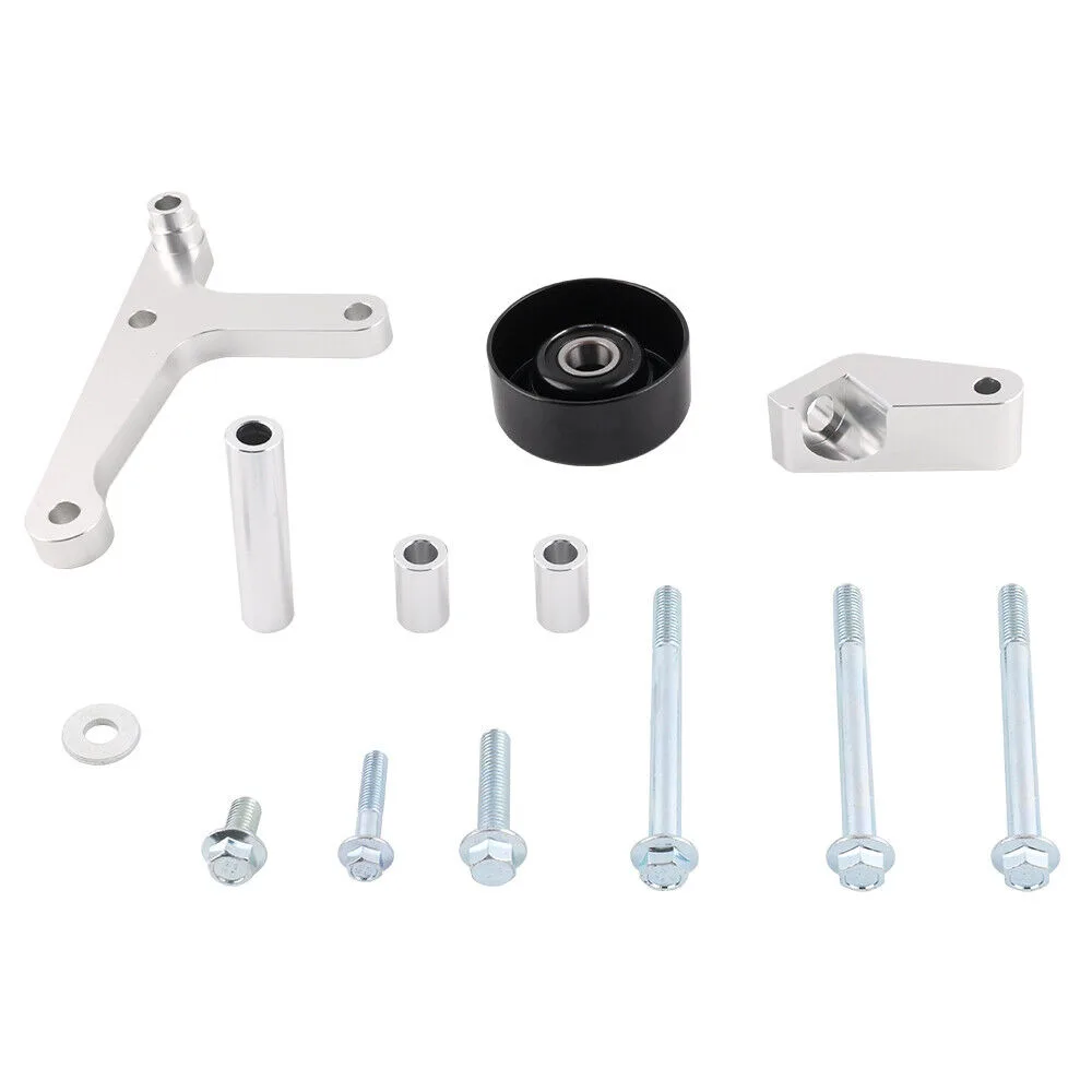 Soporte alternador Camaro LS1 con abrazadera y polea – montaje bajo - imagen 5