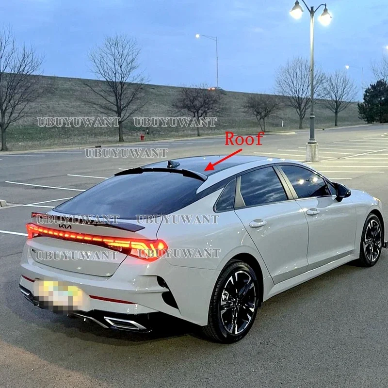 Alerón de techo ABS negro brillante para KIA K5 Optima 2020-2021 - imagen 2