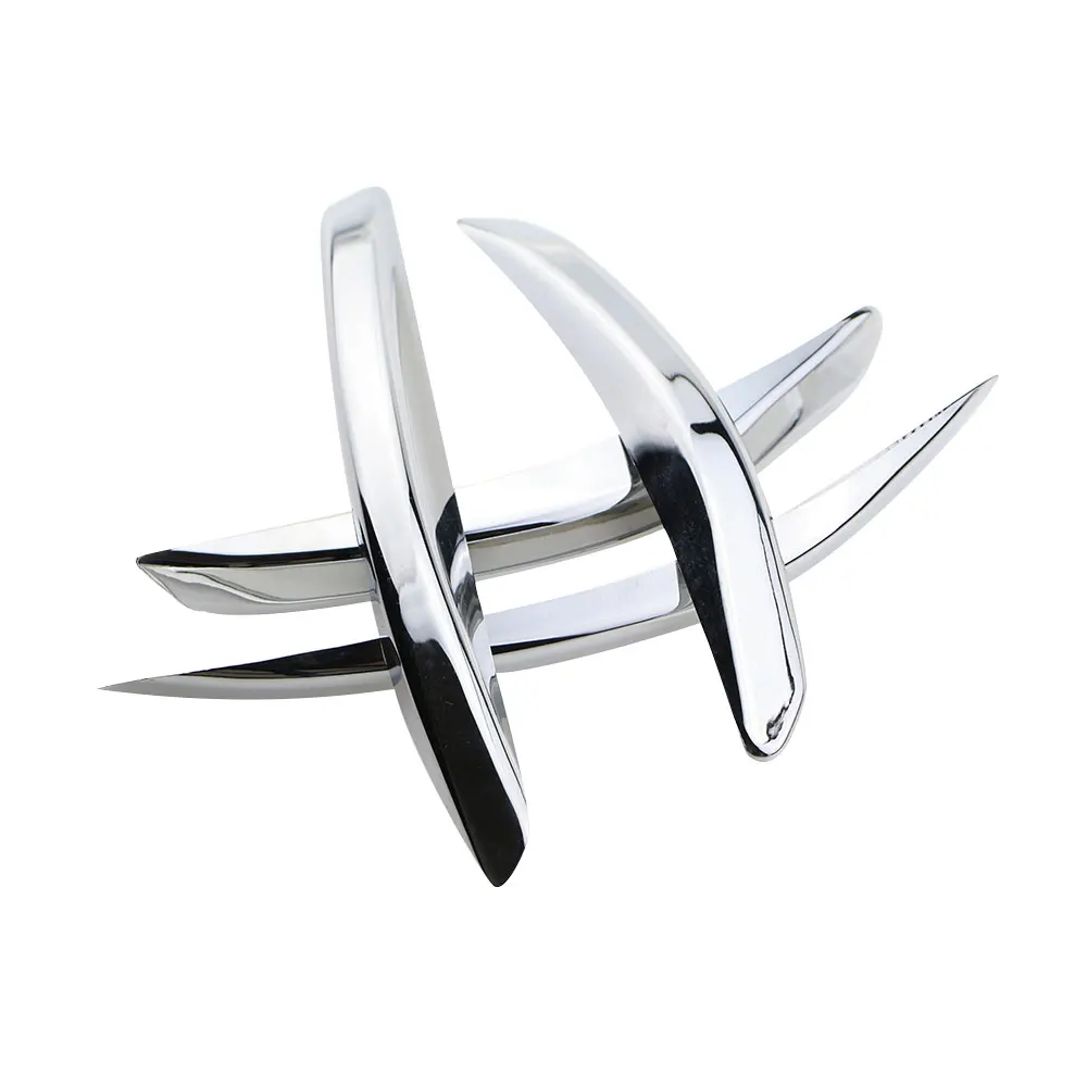 Cubierta adhesiva para luz antiniebla delantera, ABS embellecedor cromado, accesorios de modificación de decoración para Ford Fiesta MK7 2013-2017 - imagen 3