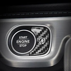 Botón Stop Engine fibra de carbono para Mercedes GLS/GLE 2020