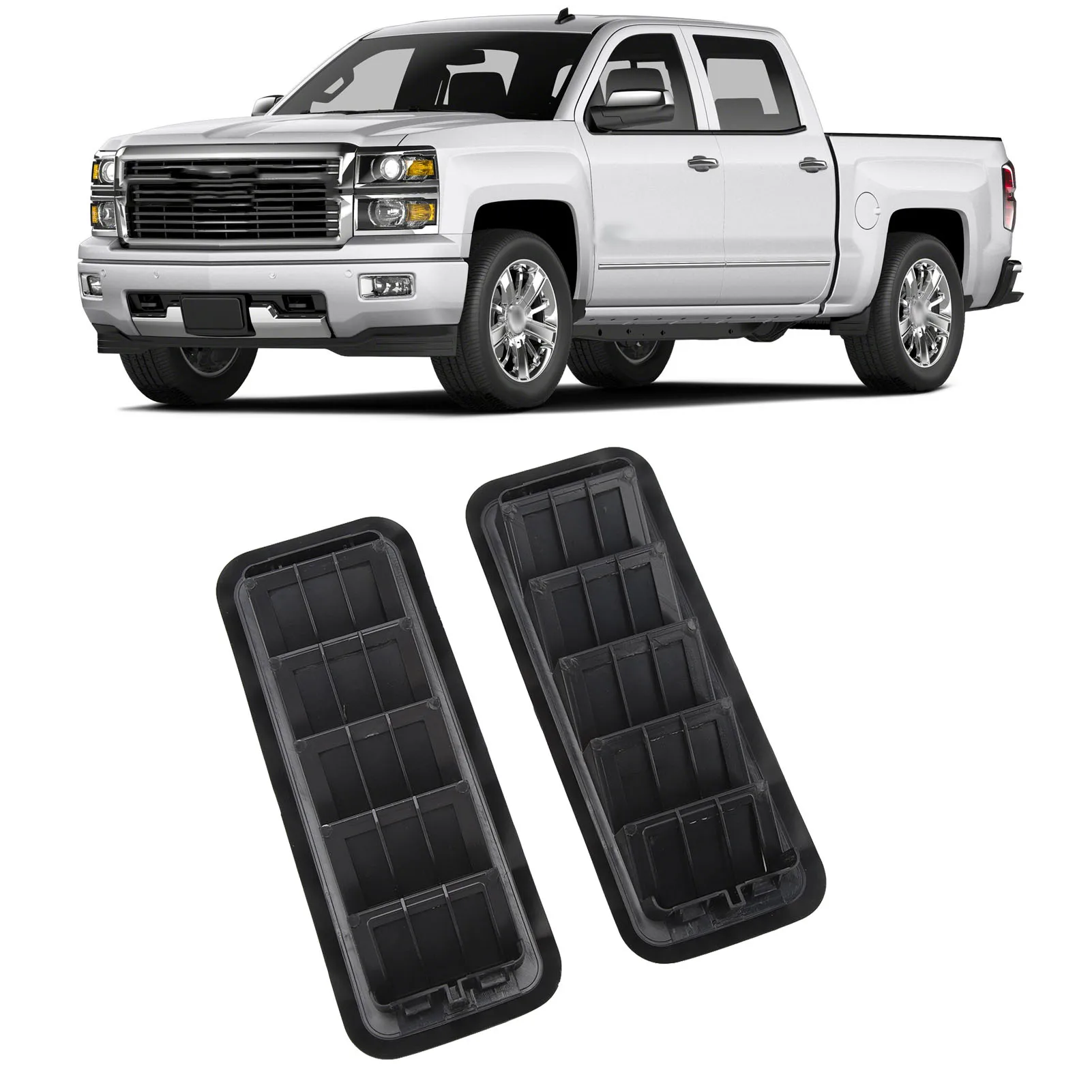 13596856 Rejilla alivio presión cabina – Chevrolet Silverado HD - imagen 4