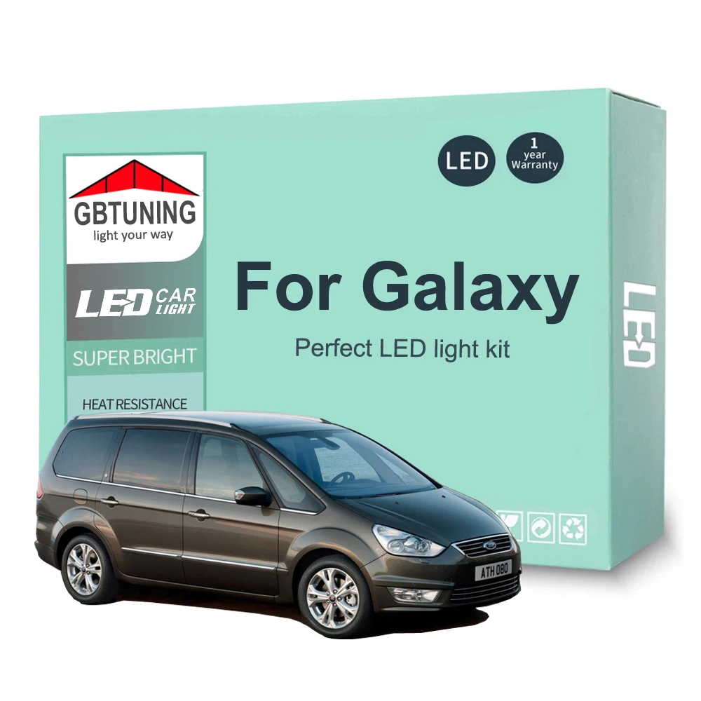 Kit Iluminación LED Interior Ford Galaxy MK1-MK3 1994-2015 Canbus